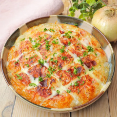 ベーコンチーズのハッシュドオニオン