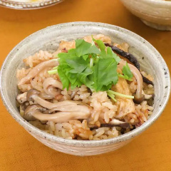 たっぷりきのこの炊き込みご飯