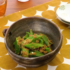 オクラの胡麻和え