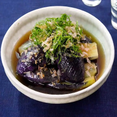 めんつゆでなすの揚げ浸し