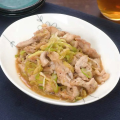せせりのねぎポン酢炒め