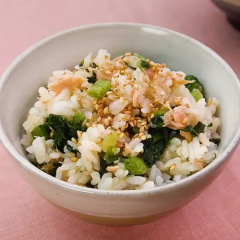 野沢菜とツナの混ぜごはん