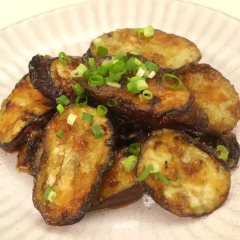 なすのとろとろ生姜焼き