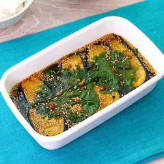 大葉なすのピリ辛漬け