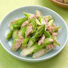 アスパラのツナマヨサラダ